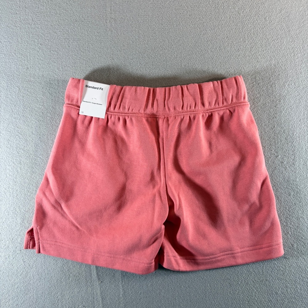 Nike Girls Sportswear Fleece Shorts Pink DA1405-603 Size Medium NWT - Picture 2 of 5